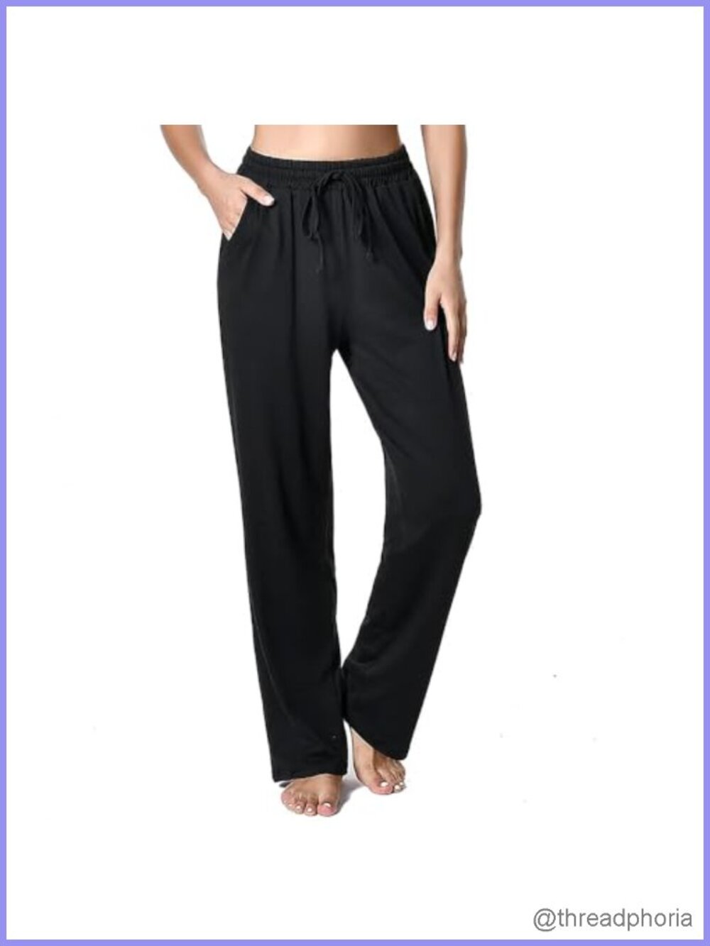 Women's Yoga Sweatpants with Pockets Drawstring Loose Pants Lounge